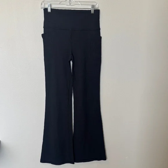 Athleta Salutation Stash Rib Flare Leggings - Picture 1 of 5